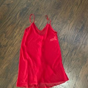 Turn up the heat! Red sheer nighty